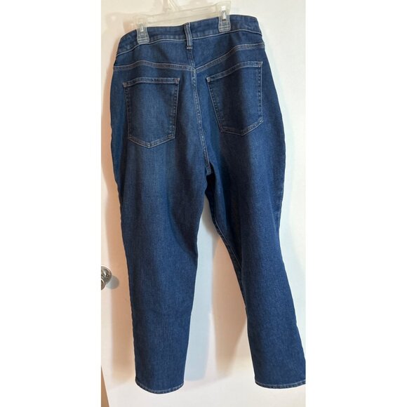 Old Navy Women OG High-Rise Straight Jeans Size 14 - Picture 2 of 6